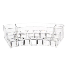 Load image into Gallery viewer, K-Cliffs Acrylic Sector Makeup Organizer with 19 Compartments