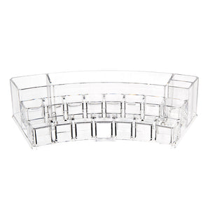 K-Cliffs Acrylic Sector Makeup Organizer with 19 Compartments