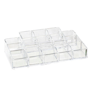 Acrylic Makeup Organizer with 13 Compartments/ Cosmetic Organizer…