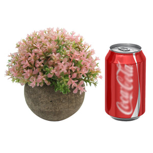 K-Cliffs Mini 5-inch Life like Artificial Topiary  Planted Pot