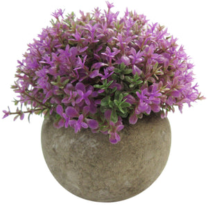 K-Cliffs Mini 5-inch Life like Artificial Topiary  Planted Pot