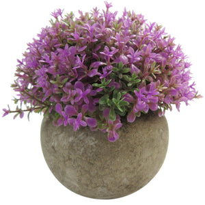 K-Cliffs Mini 5-inch Life like Artificial Topiary  Planted Pot