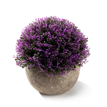 Load image into Gallery viewer, K-Cliffs Realistic Mini Ball Shape 4.7&quot; Plastic Faux Plant in Pot