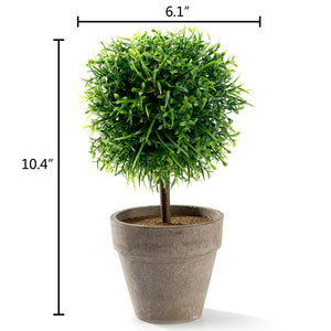K-Cliffs Realistic Mini Faux Plant Tabletop Arrangement in pot