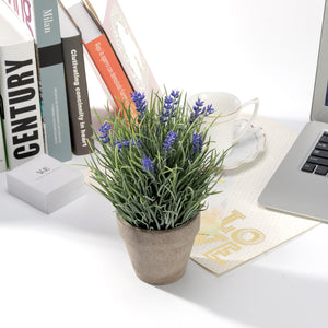 K-Cliffs Artificial Provence Lavender Purple Flowers Green Grass Plant