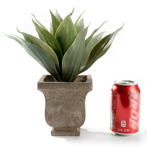 K-Cliffs Realistic Faux Gladiolus Plant Tabletop Arrangement in Pot