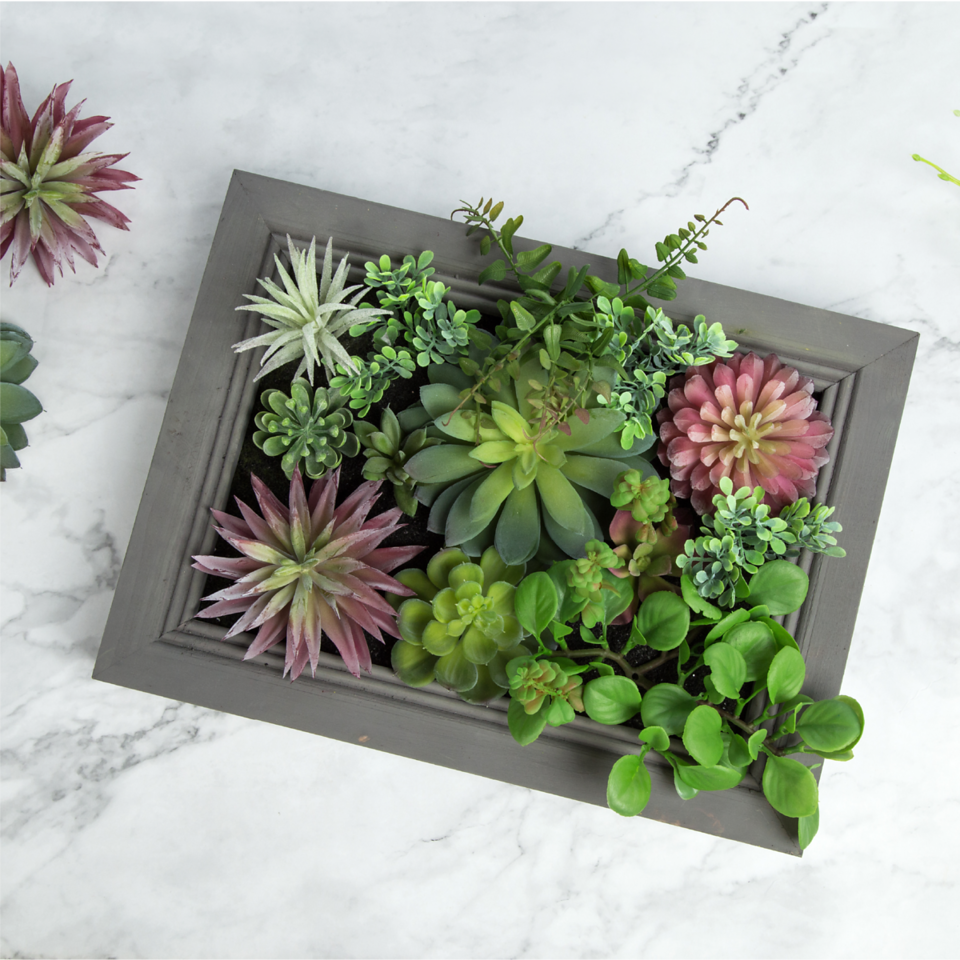 small decorative plant pots Sea Falcon Self-Watering Planter | Modern Organic Wave Texture | 7" Hydroponic Pot for Indoor Plants