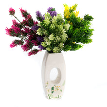 Load image into Gallery viewer, K-Cliffs 5 pcs Multi-color Assorted Flocking Artificial Flowers Bouquets Arrangements, Unpotted