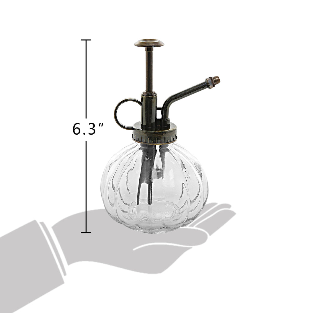 K-Cliffs Vintage Style Clear Glass Bottle Sprayer Plant Mister