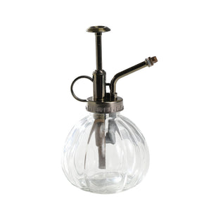 K-Cliffs Vintage Style Clear Glass Bottle Sprayer Plant Mister