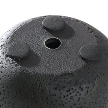 Load image into Gallery viewer, K-Cliffs Mini Black Cement Plant Pots with Bamboo Saucer and Drainage Hole, Set of 3