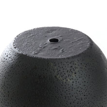 Load image into Gallery viewer, 5.6 inch Minimalistic Black Round Cement Pot with a Black Metal Rack Plant Stand Holder