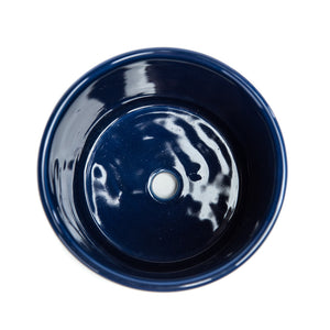 K-Cliffs Set of 2 Blue Moroccan Pattern Round Ceramic Planters for Succulents