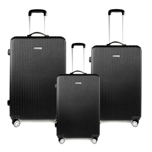 K-Cliffs 3pc Luggage Set Hardside Expandable Lightweight Lockable w/ABS Spinner