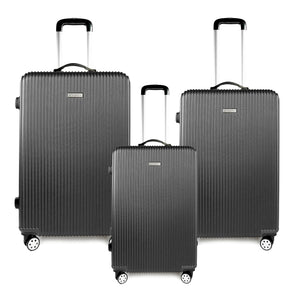 K-Cliffs 3pc Luggage Set Hardside Expandable Lightweight Lockable w/ABS Spinner
