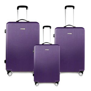 K-Cliffs 3pc Luggage Set Hardside Expandable Lightweight Lockable w/ABS Spinner