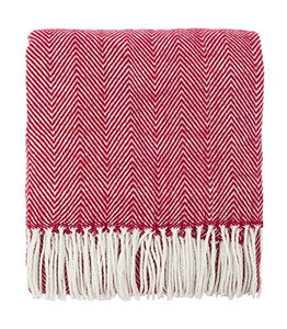 K-Cliffs - Herringbone Color Fringed Throw Blanket - 50"W x 60"L
