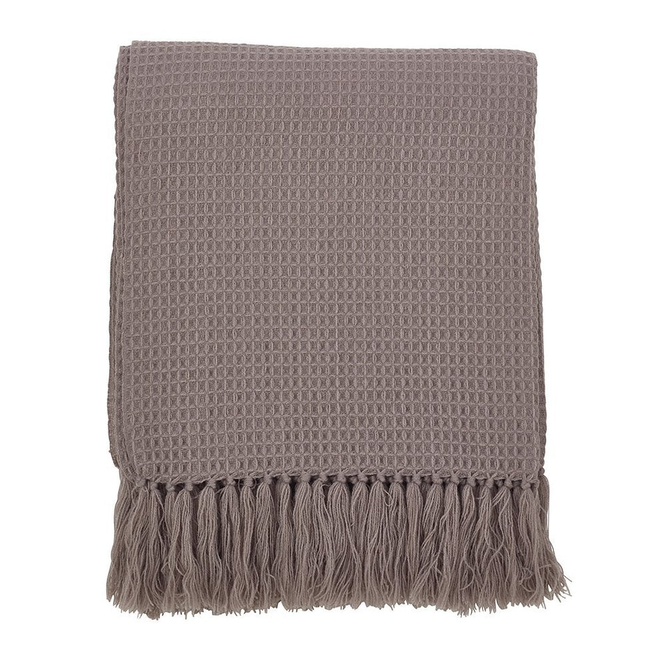 K-Cliffs - Classic Waffle Weave Tassel Trim Throw -  50