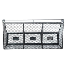 Load image into Gallery viewer, K-Cliffs 3 Wire Storage Compartment Basket Rack Metal, Produce, Storage Bins