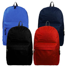 Load image into Gallery viewer, Classic Backpack Wholesale 16 inch Basic Bookbag Bulk School Book Bags 40pcs Lot