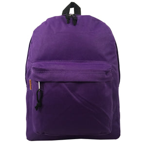 K-Cliffs Classic 16" Unisex School Backpack, Simple Everyday Daypack
