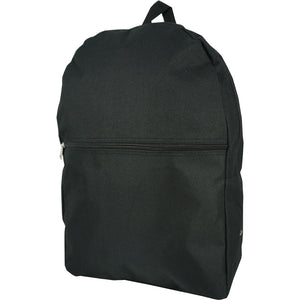 Basic School Backpack Simple 17 Inch Student Bookbag