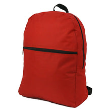 Load image into Gallery viewer, Basic Backpack Simple 17 Inch Promotion Student Bookbag Black Red