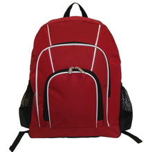 Load image into Gallery viewer, K-Cliffs 16 Inch Rip-stop Multi Pocket Unisex School Backpack w/Side Mesh Pockets