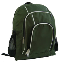Load image into Gallery viewer, K-Cliffs 16 Inch Rip-stop Multi Pocket Unisex School Backpack w/Side Mesh Pockets