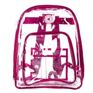 K-Cliffs Heavy Duty Clear School Backpack Bookbag Security Work Bag-CS 20PCS