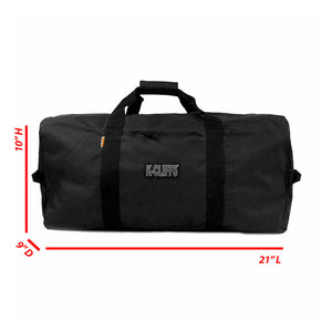 K-Cliffs Heavy Duty Cargo Duffel Large Sport Gear Drum Set Equipment Hardware Travel Bag Rooftop Rack Bag
