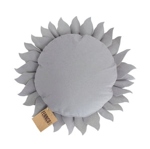 13" Round 3D Sunflower Decorative Throw Pillow