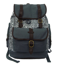 Load image into Gallery viewer, K-Cliffs Large Canvas Laptop Backpack 18&quot; Printed Pattern Travel Daypack