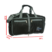 Load image into Gallery viewer, K-cliffs Lightweight Gym Bag Durable Foldable Sport Duffel Travel Bags w/ Separate Shoe Compartment
