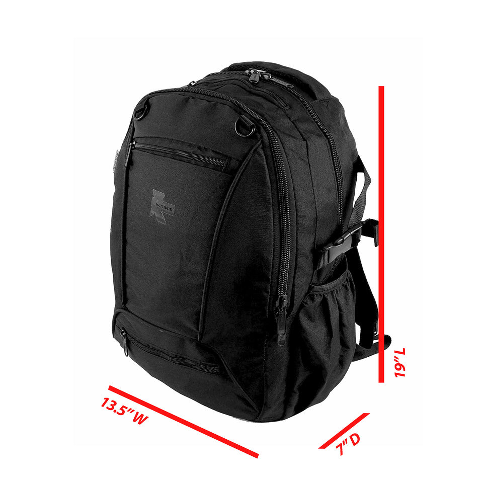K-Cliffs Heavy Duty 17 Inch Laptop Backpack | Dedicated Basketball Soccer Compartment