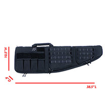 Load image into Gallery viewer, K-Cliffs Tactical Carbine Case Double Long Rifles Storage Bag  with Mag Pockets Lockable Zippers