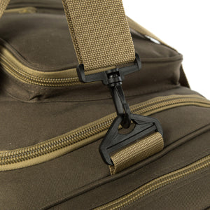 K-Cliffs 33 Inch Lockable Range Duffel Tactical Travel Bag Heavy Duty Sport Gym Bag with US Flag Patch Large