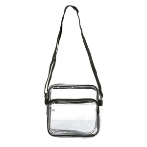K-Cliffs Heavy Duty Clear shoulder Bag for NBA NFL NHL Ball Games Stadium and Concert Show
