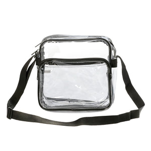 K-Cliffs Heavy Duty Clear shoulder Bag for NBA NFL NHL Ball Games Stadium and Concert Show
