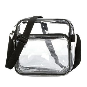 K-Cliffs Heavy Duty Clear shoulder Bag for NBA NFL NHL Ball Games Stadium and Concert Show
