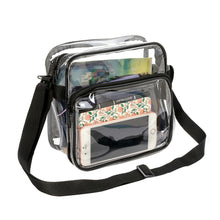 Load image into Gallery viewer, K-Cliffs Heavy Duty Clear shoulder Bag for NBA NFL NHL Ball Games Stadium and Concert Show