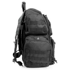 K-Cliffs Shooting Range Pistol Backpack that holds Up to 5 Handguns, Mag Storage