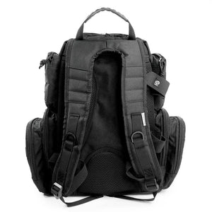 K-Cliffs Shooting Range Pistol Backpack that holds Up to 5 Handguns, Mag Storage