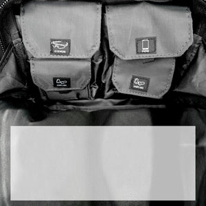 K-Cliffs Tactical Carbine Case Double Long Rifles Storage Bag  with Mag Pockets Lockable Zippers