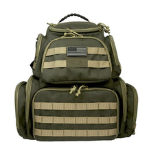 Load image into Gallery viewer, K-Cliffs Shooting Range Pistol Backpack hold Up to 5 Handguns Dedicated Mag Storage