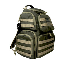 Load image into Gallery viewer, K-Cliffs Shooting Range Pistol Backpack that holds Up to 5 Handguns, Mag Storage