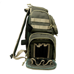 K-Cliffs Shooting Range Pistol Backpack that holds Up to 5 Handguns, Mag Storage