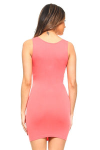 Women's Plus Seamless Traditional Body Con Tank Dress