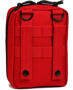 First Aid Medical Emergency Outdoor Survival Military MOLLE Medic Bag Pouch Red