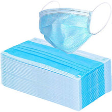 Load image into Gallery viewer, Face Mask Disposal 3 Ply Comfortable Breathable Non-Woven 3 Layer Protection Face Mouth Cover Wholesale Case Pack Lot Quantity